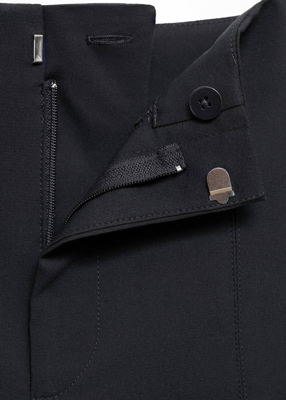 Mango Gerade Shorts mit hoher Taille Kostenlose Rückgabe