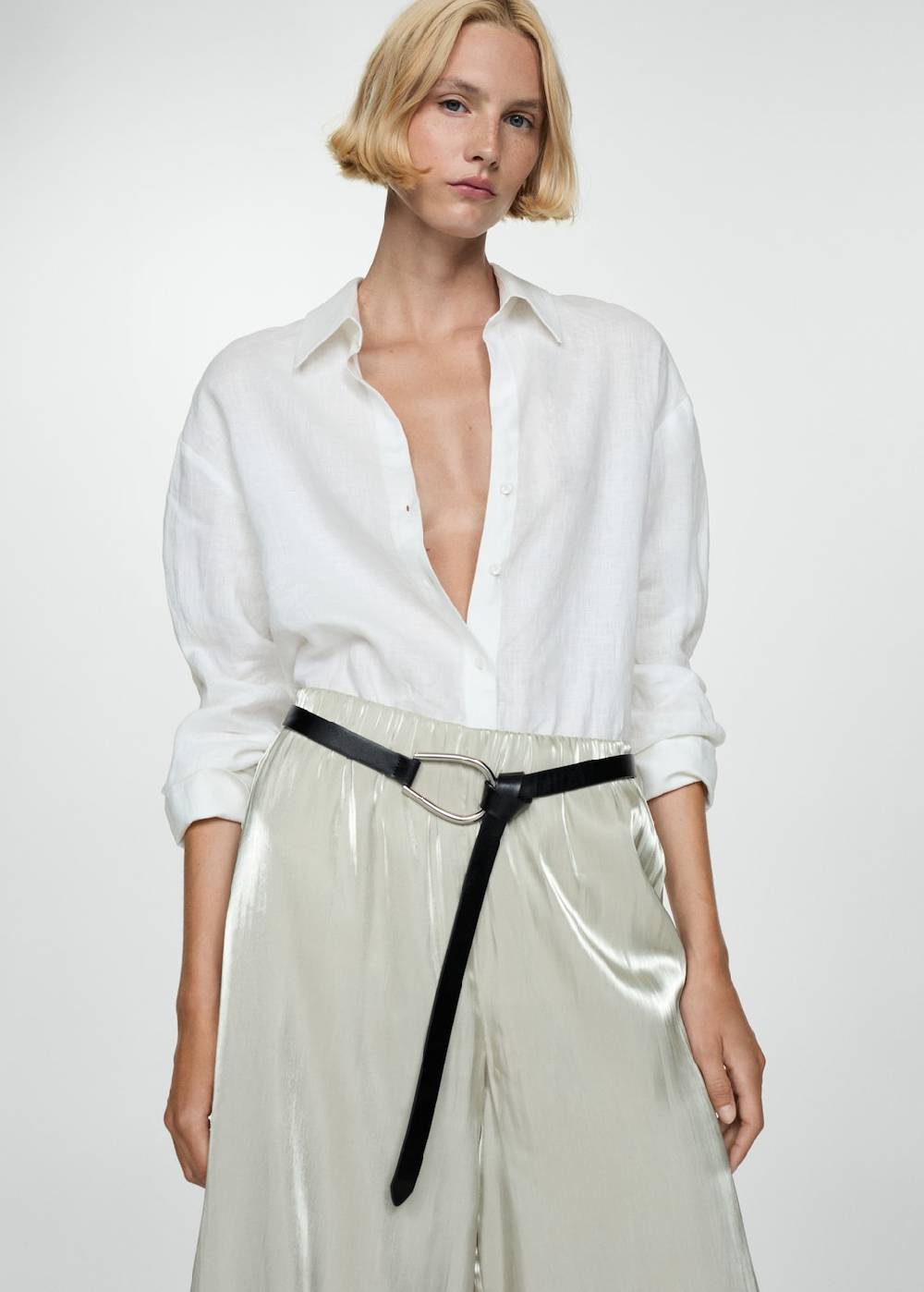 Mango Fließende Satinhose JETZT KAUFEN
