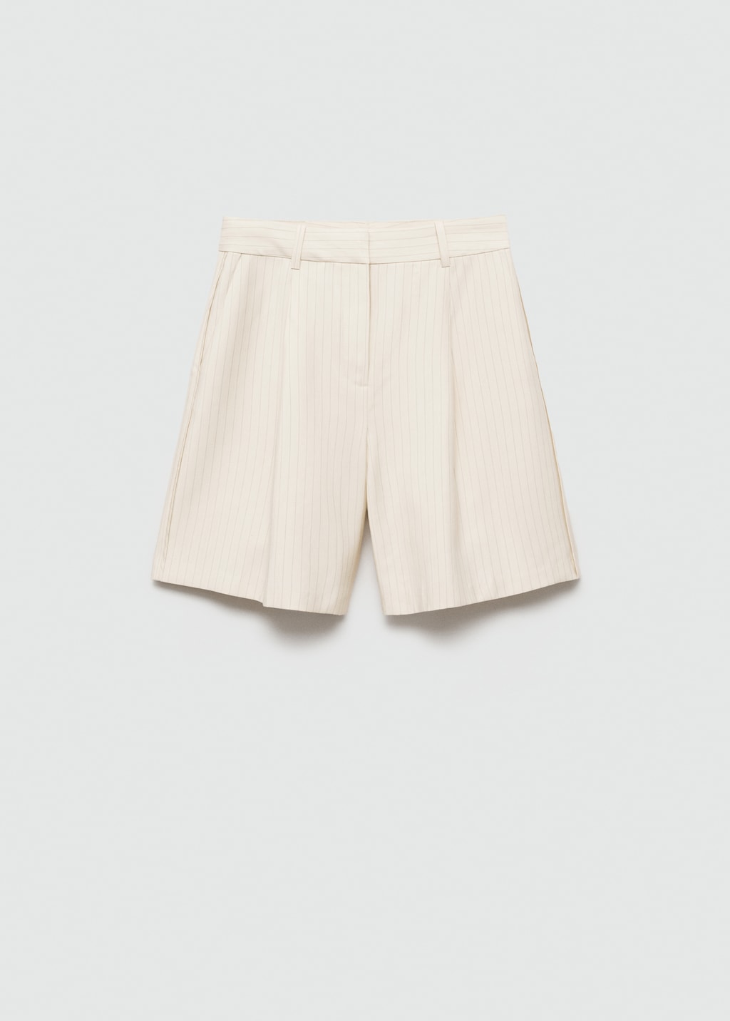Mango Gerade Bermudashorts mit Streifenmuster Bis zu 65% Rabatt