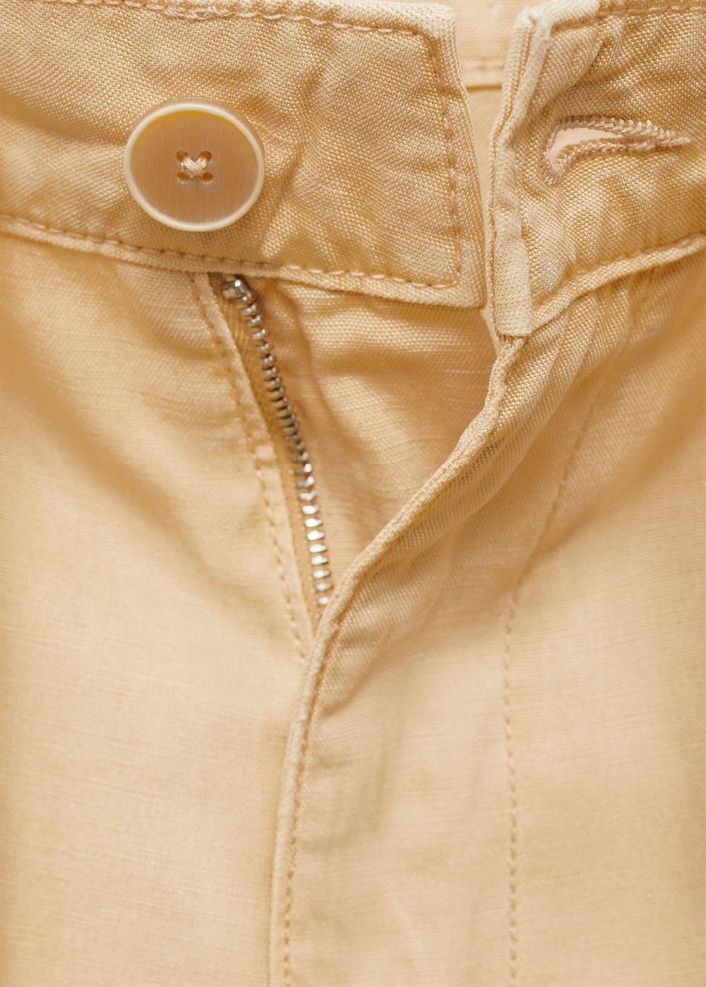 Mango Wideleg-Hose aus Lyocell Nur noch ein Tag übrig