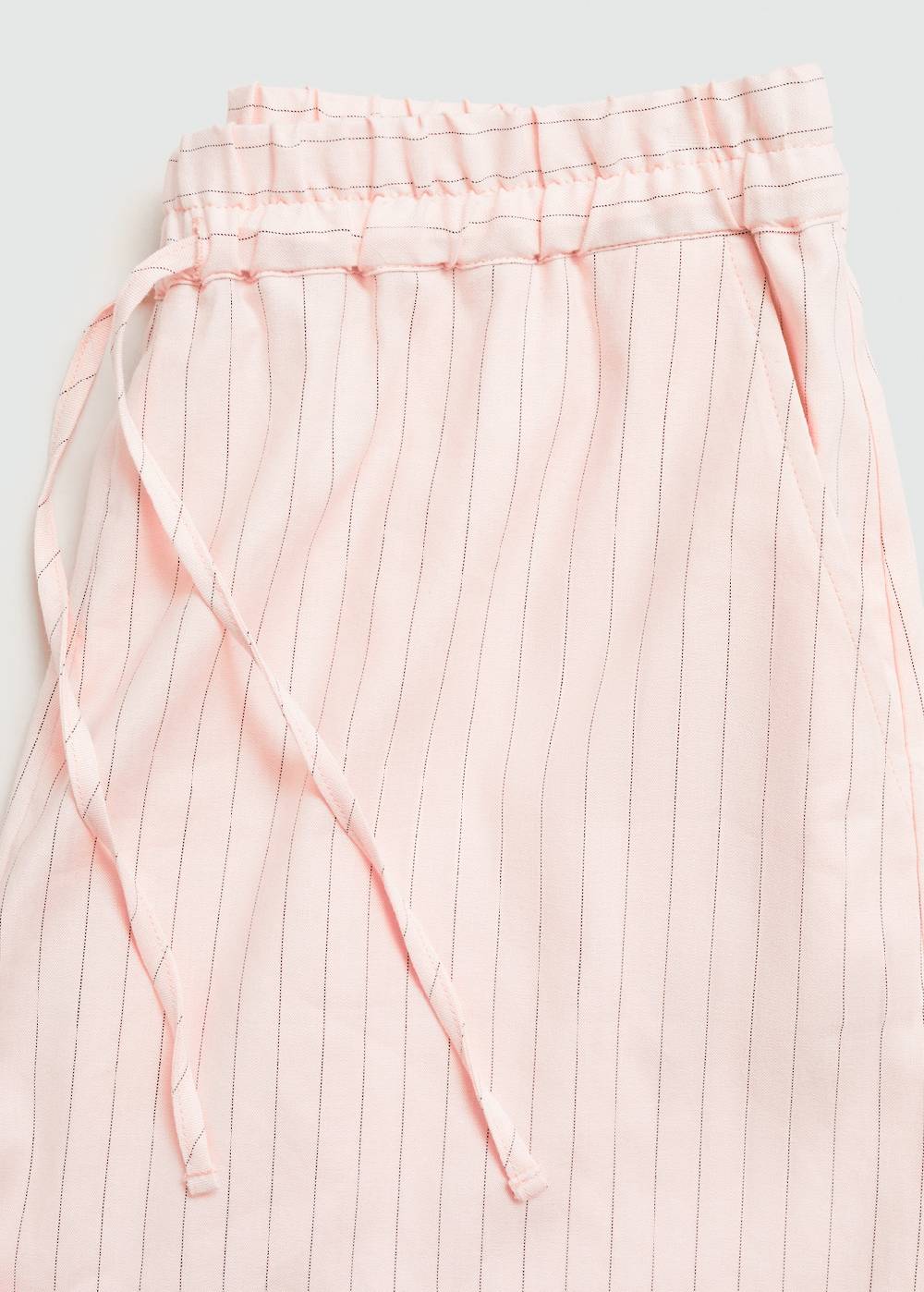 Mango Gestreifte Leinenshorts Kostenloser Versand international