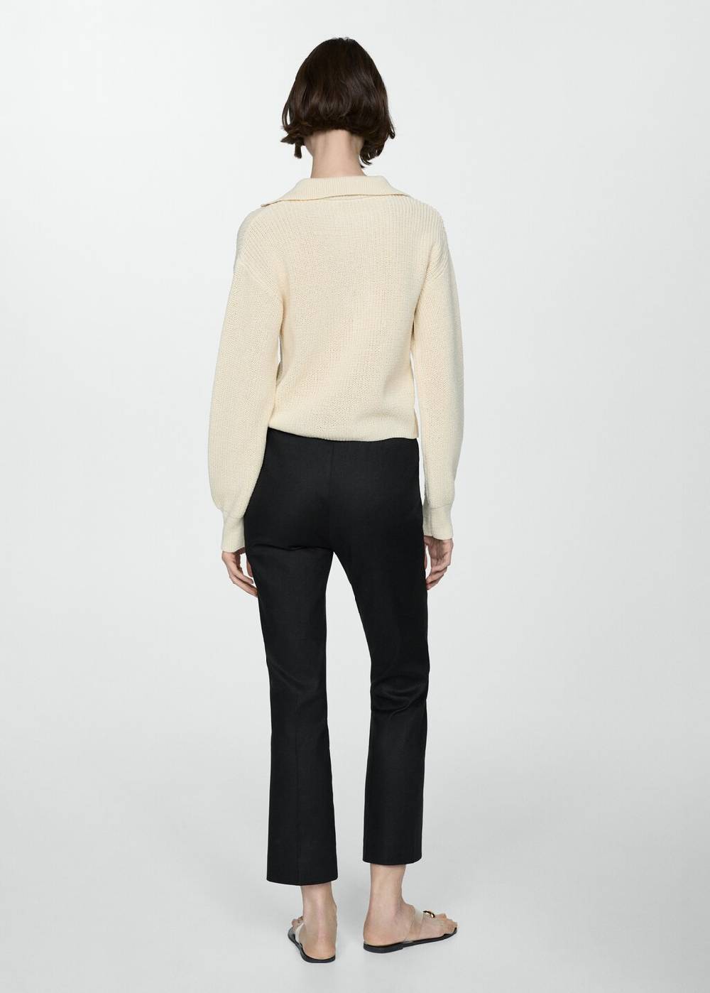 Mango Flared-Hose aus Leinen Black Friday Preise
