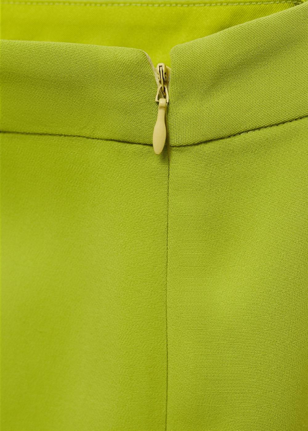 Mango Ausgestellte Hose mit hohem Bund Online