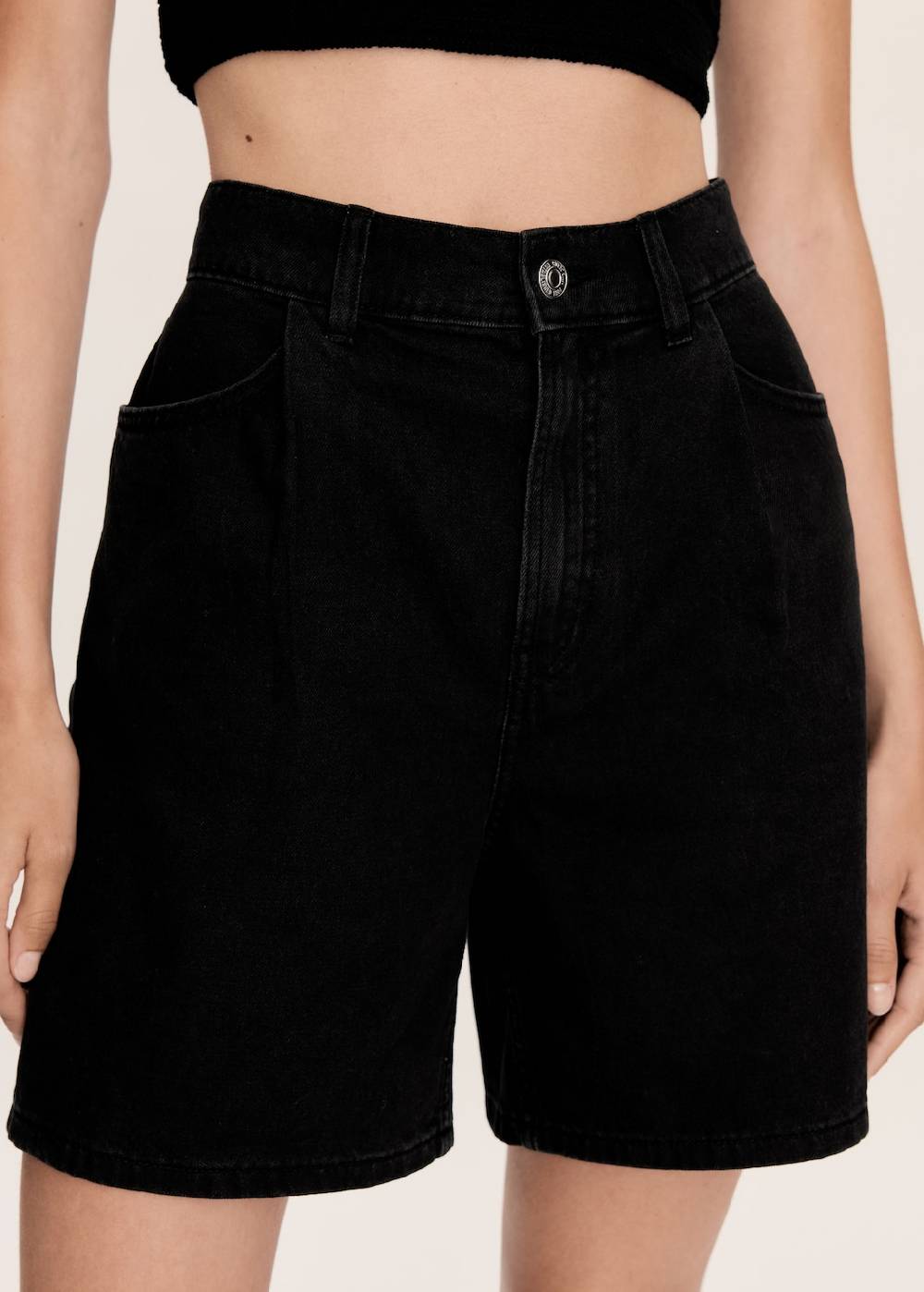 Mango Gerade Jeans-Shorts Outlet