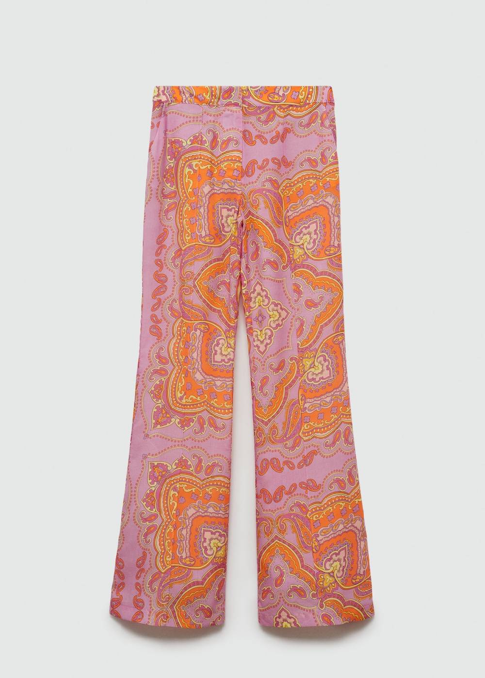 Mango Gemusterte Lyocell-Hose Hotsell