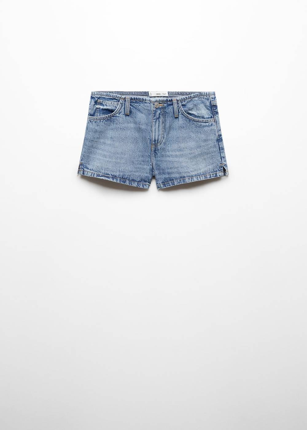 Mango Denim-Shorts mit niedriger Bundhöhe Fabrikverkauf