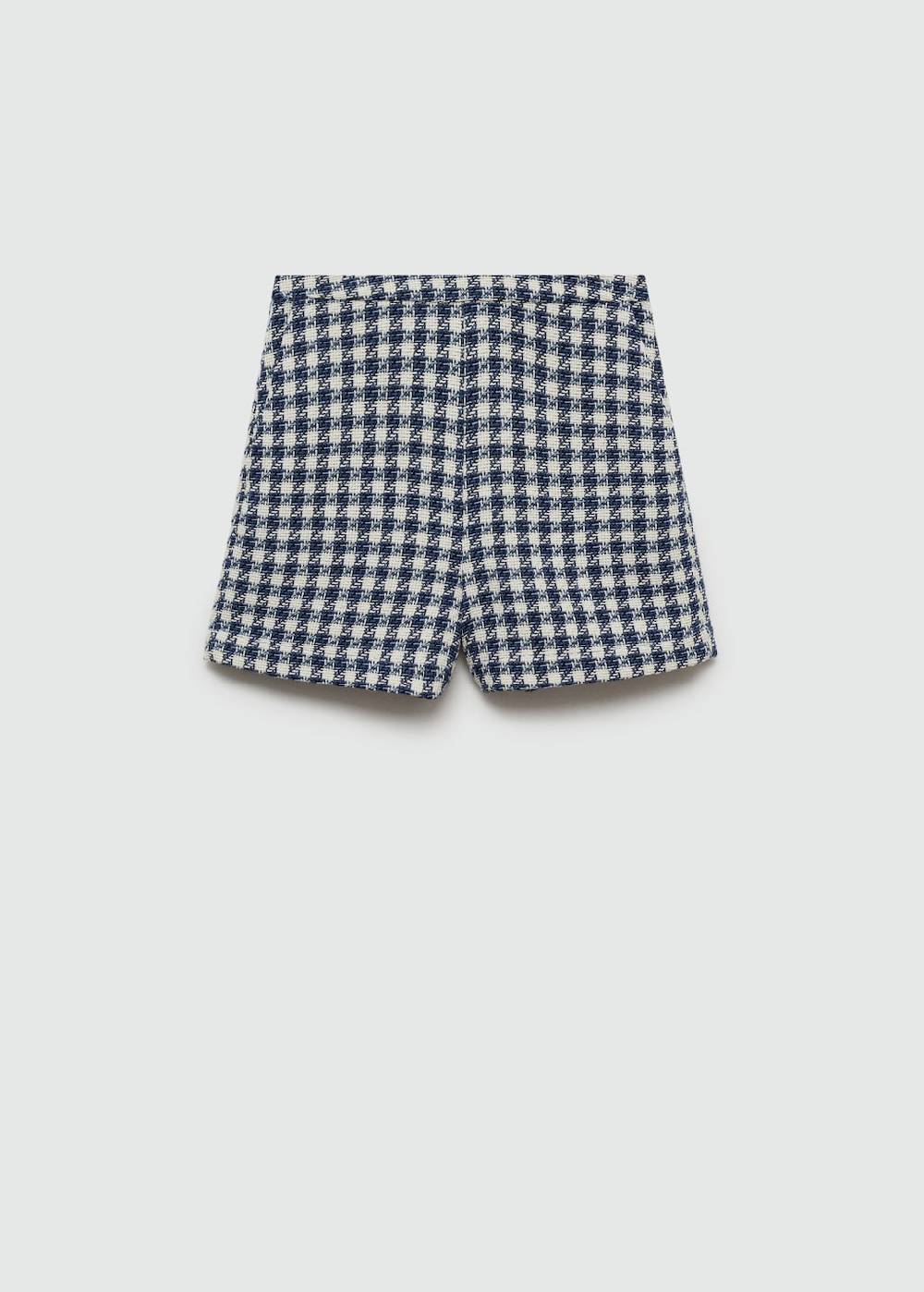 Mango Shorts mit Hahnentrittmuster Fabrikpreis