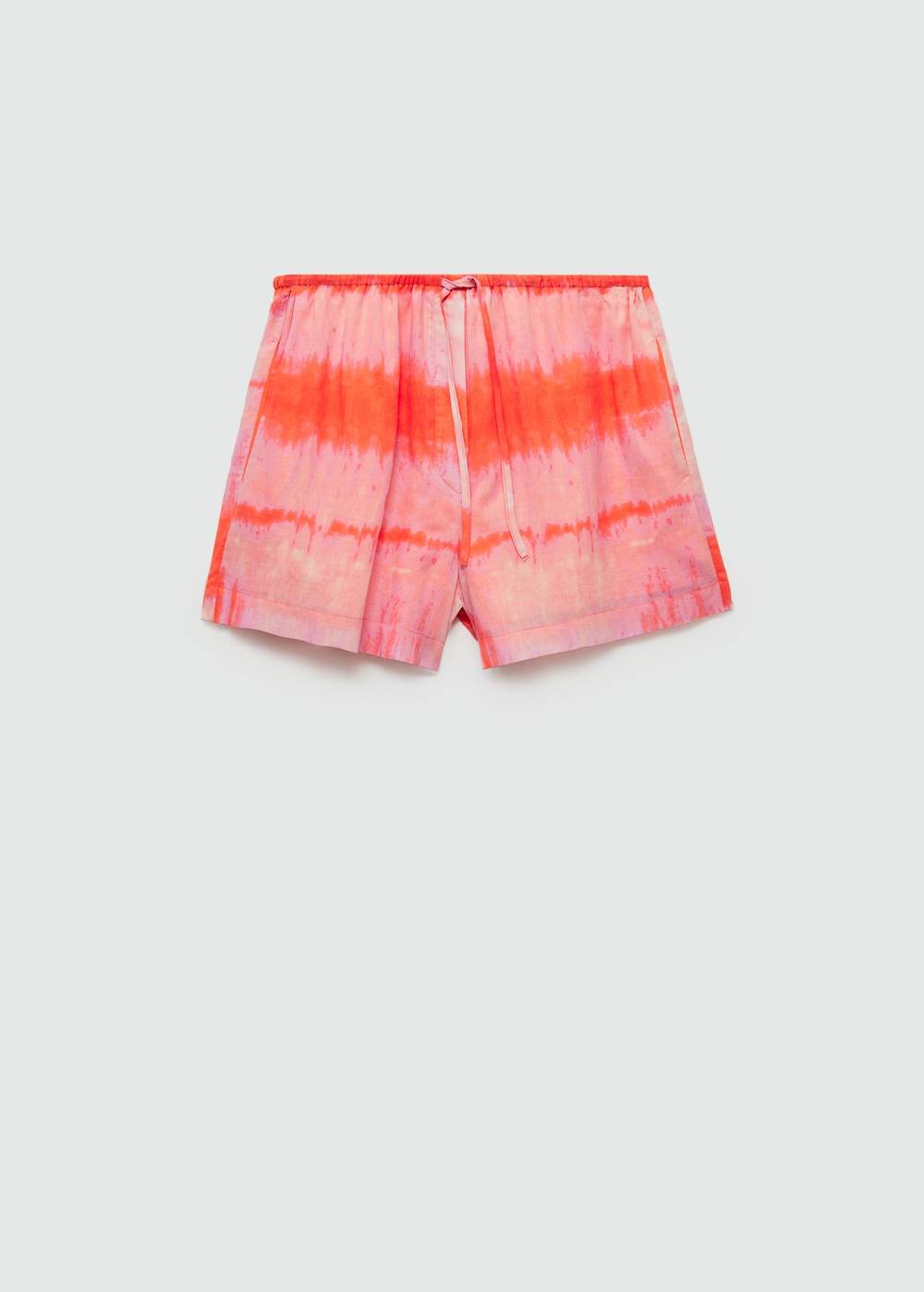 Mango Gemusterte Shorts mit Stretchbund Sonderangebot