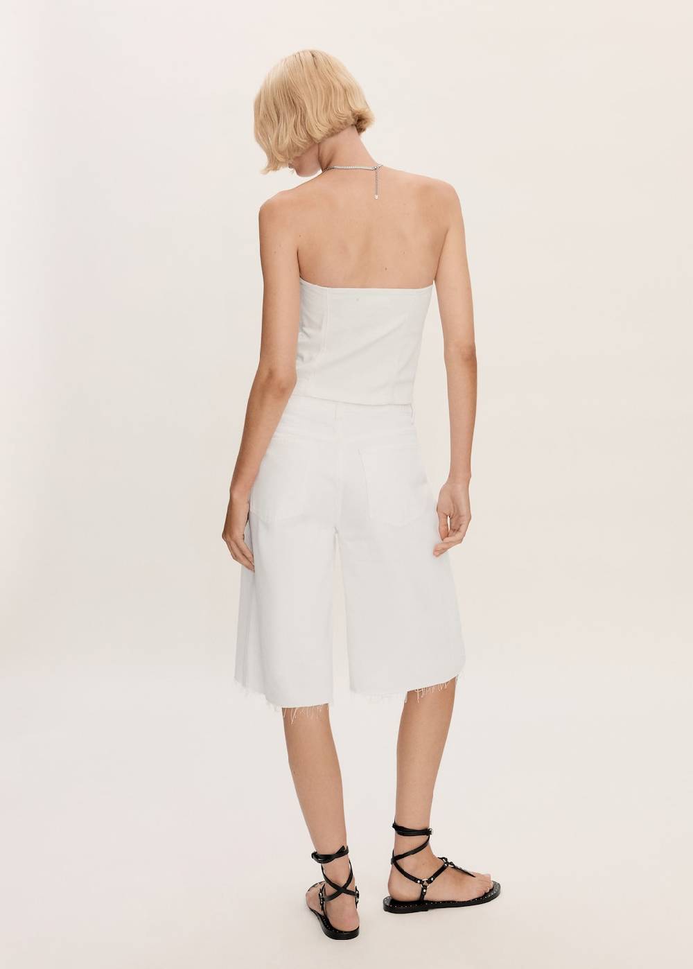 Mango Oversized-Bermudashorts aus Jeans Rabatt