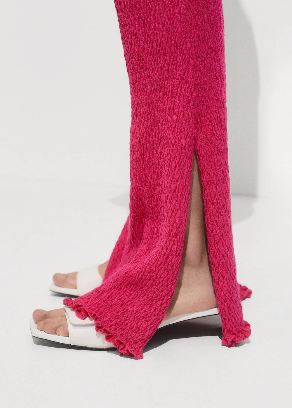 Mango Hose mit Zopfmuster Flash Sale