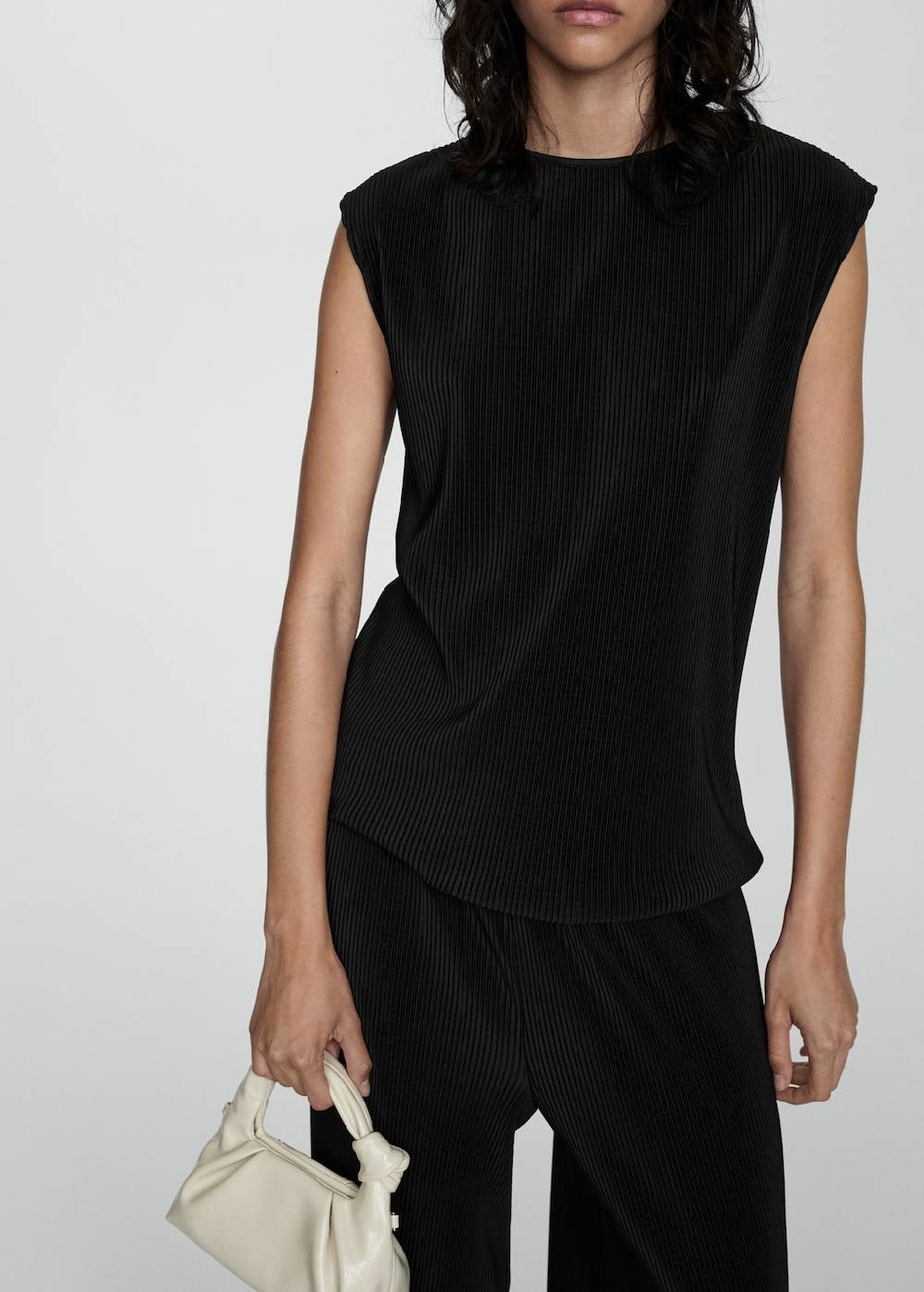 Mango Plissierte Palazzohose Online Shopping
