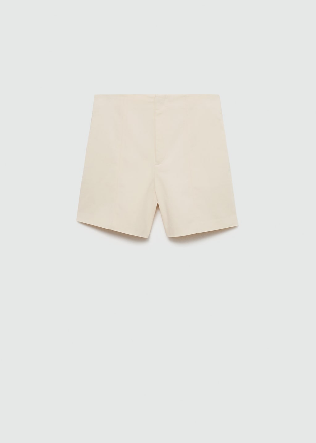 Mango Gerade Shorts mit hoher Taille Preisnachlass