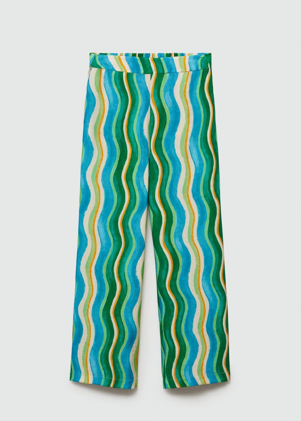 Mango Gemusterte Wideleg-Hose Cyber Monday