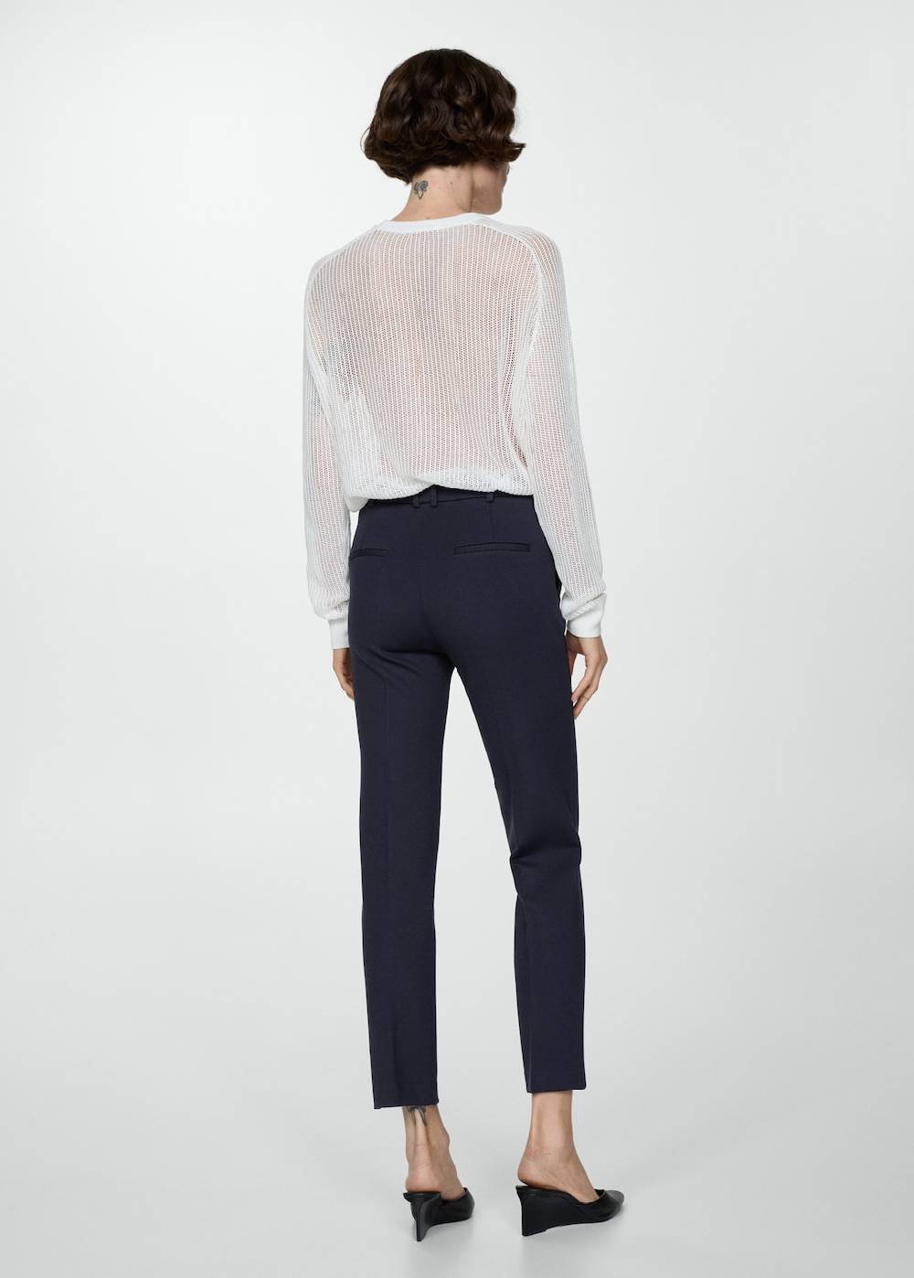 Mango Gerade Hose aus Romanit-Jersey Jubiläumsangebot