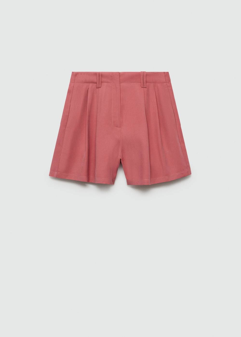 Mango Bundfaltenshorts mit mittlerer Bundhöhe Neueste Mode