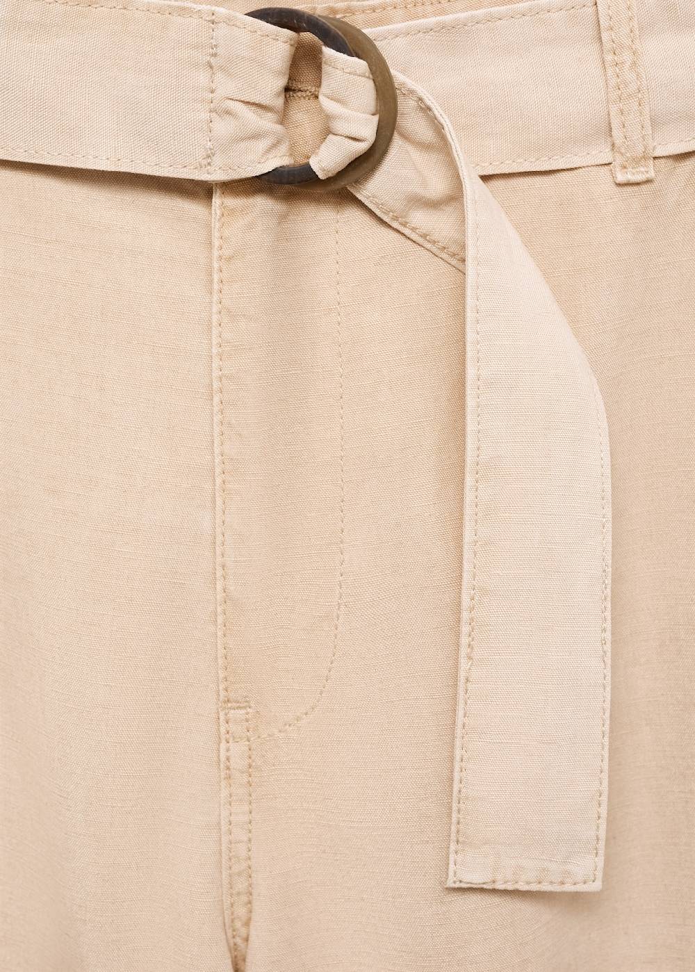 Mango Fließende Hose mit Gürtel Zeitlich begrenztes Angebot
