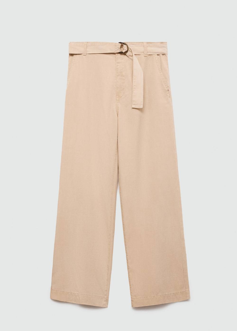 Mango Fließende Hose mit Gürtel Zeitlich begrenztes Angebot