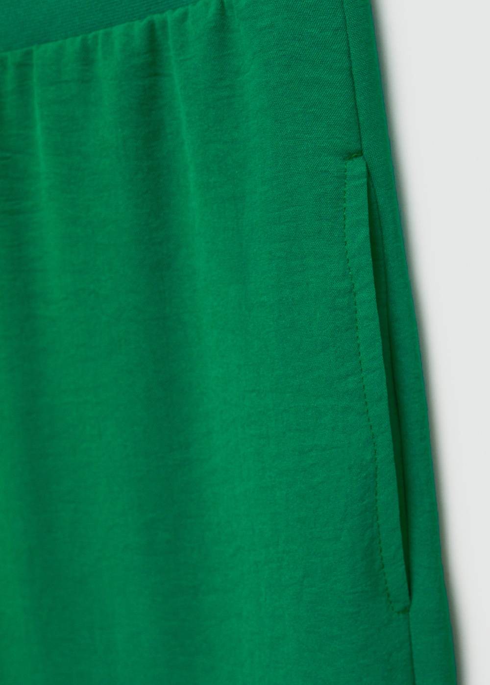 Mango Fließende Wideleg-Hose Saisonale Angebote