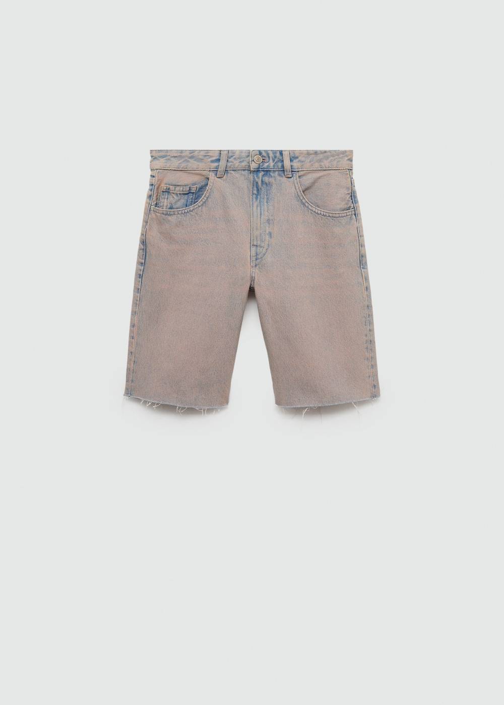 Mango Jeans-Bermudashorts mit Washed-Out-Effekt VIP-Rabatte