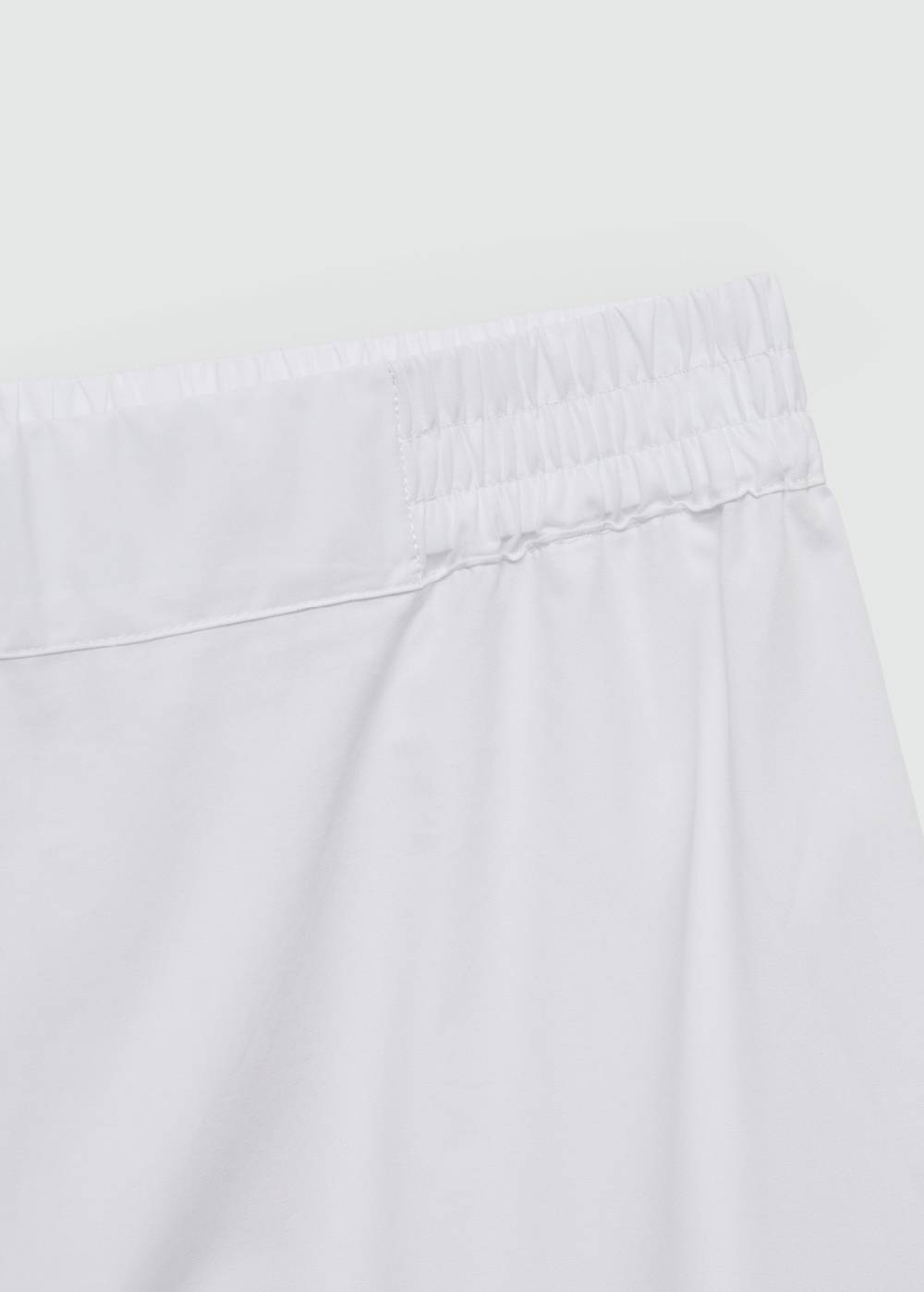 Mango Wideleg-Baumwollhose Kostenlose Rückgabe