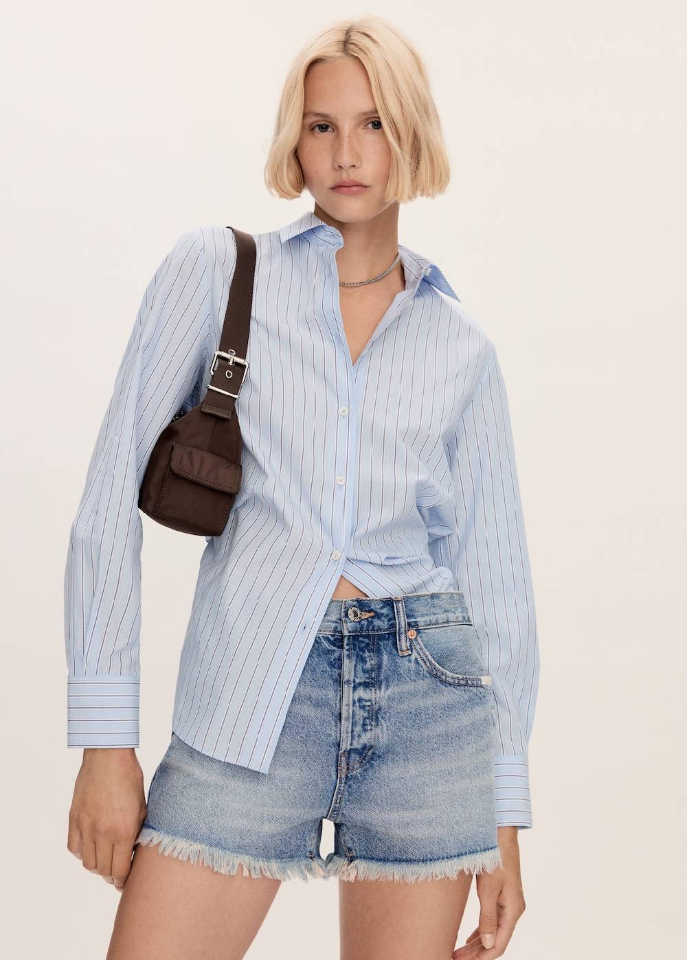 Mango Jeansshorts mit ausgefranstem Saum Zeitbegrenzte Promotion