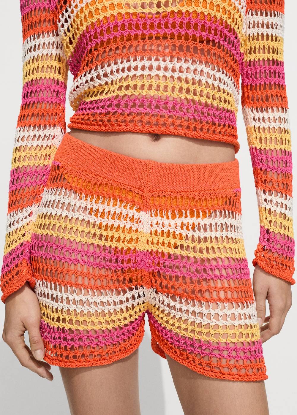 Mango Kombiniertes Häkel-Shorts Nur noch ein Tag übrig