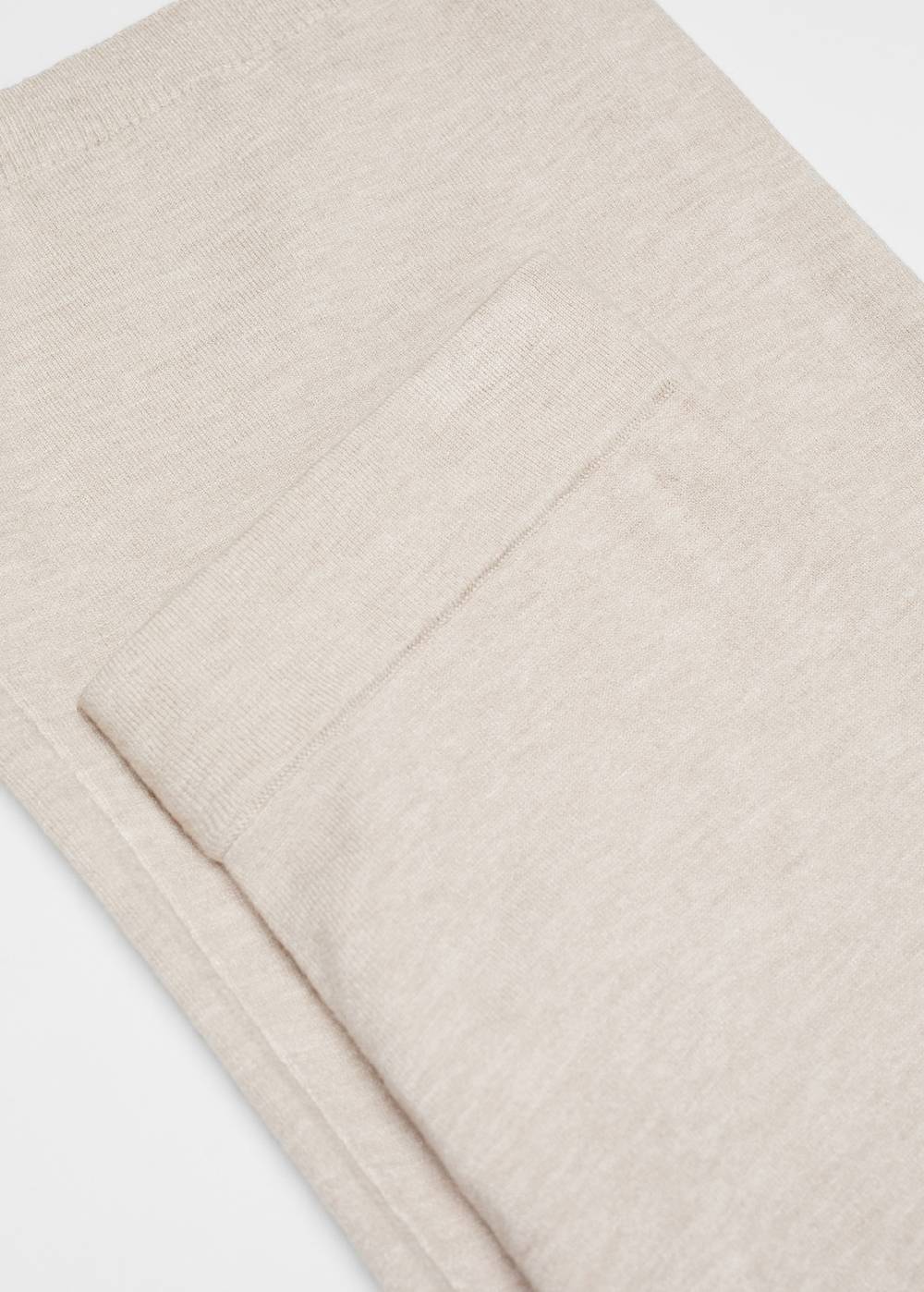 Mango Wideleg-Strickhose Im Verkauf