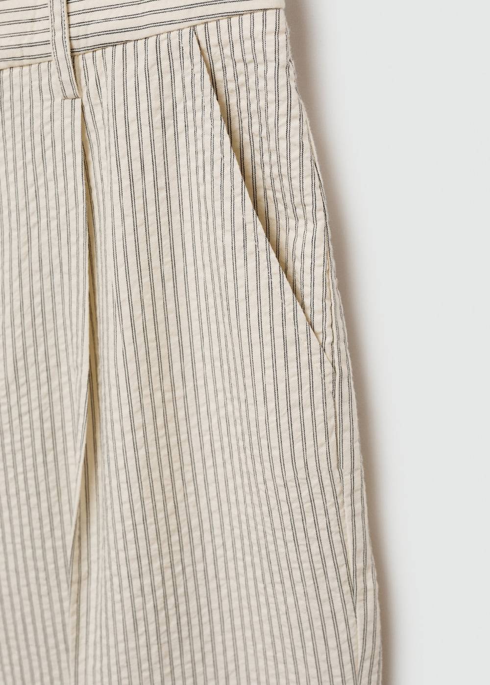 Mango Gerade geschnittene Streifenhose 50% Rabatt für begrenzte Zeit