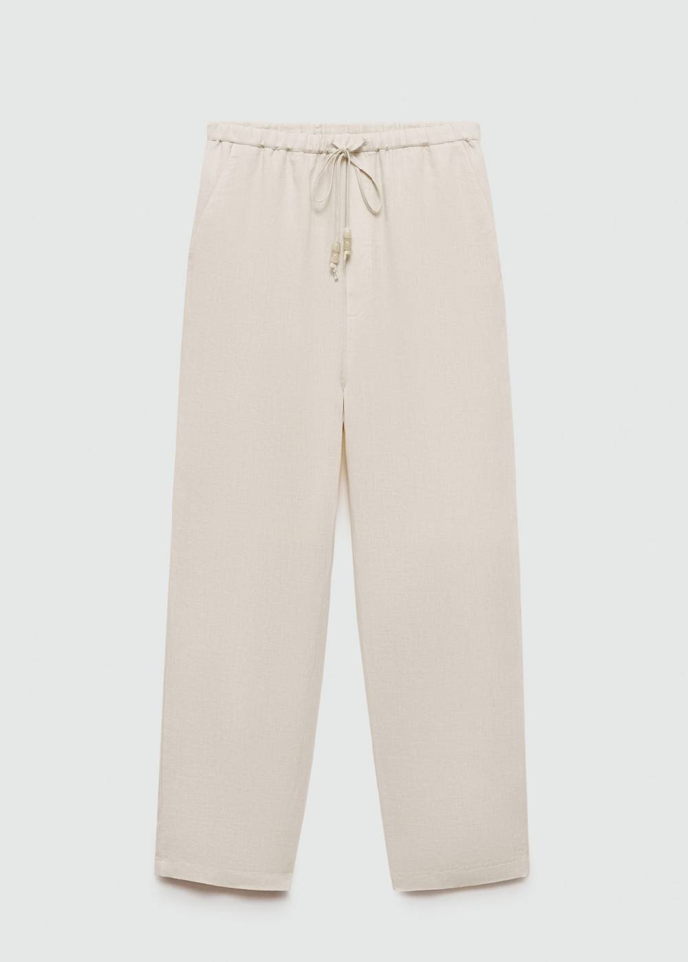 Mango Jogger Pants aus 100 % Leinen 2025