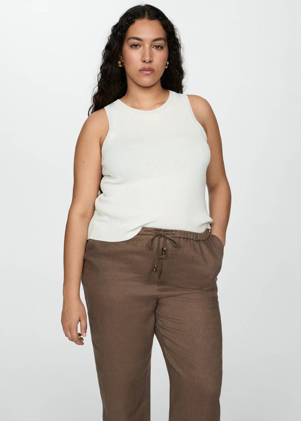 Mango Jogger Pants aus 100 % Leinen Hotsell