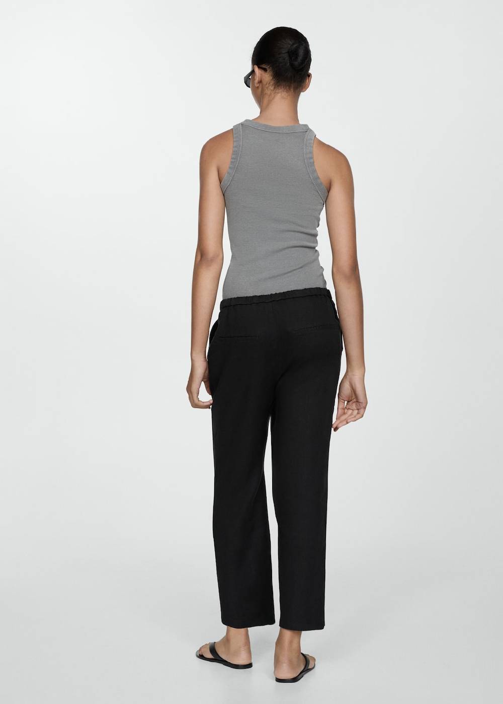 Mango Jogger Pants aus 100 % Leinen Günstiger Verkauf