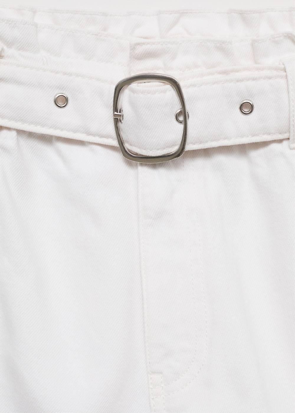 Mango Jeans-Shorts mit Gürtel Meist gekauft