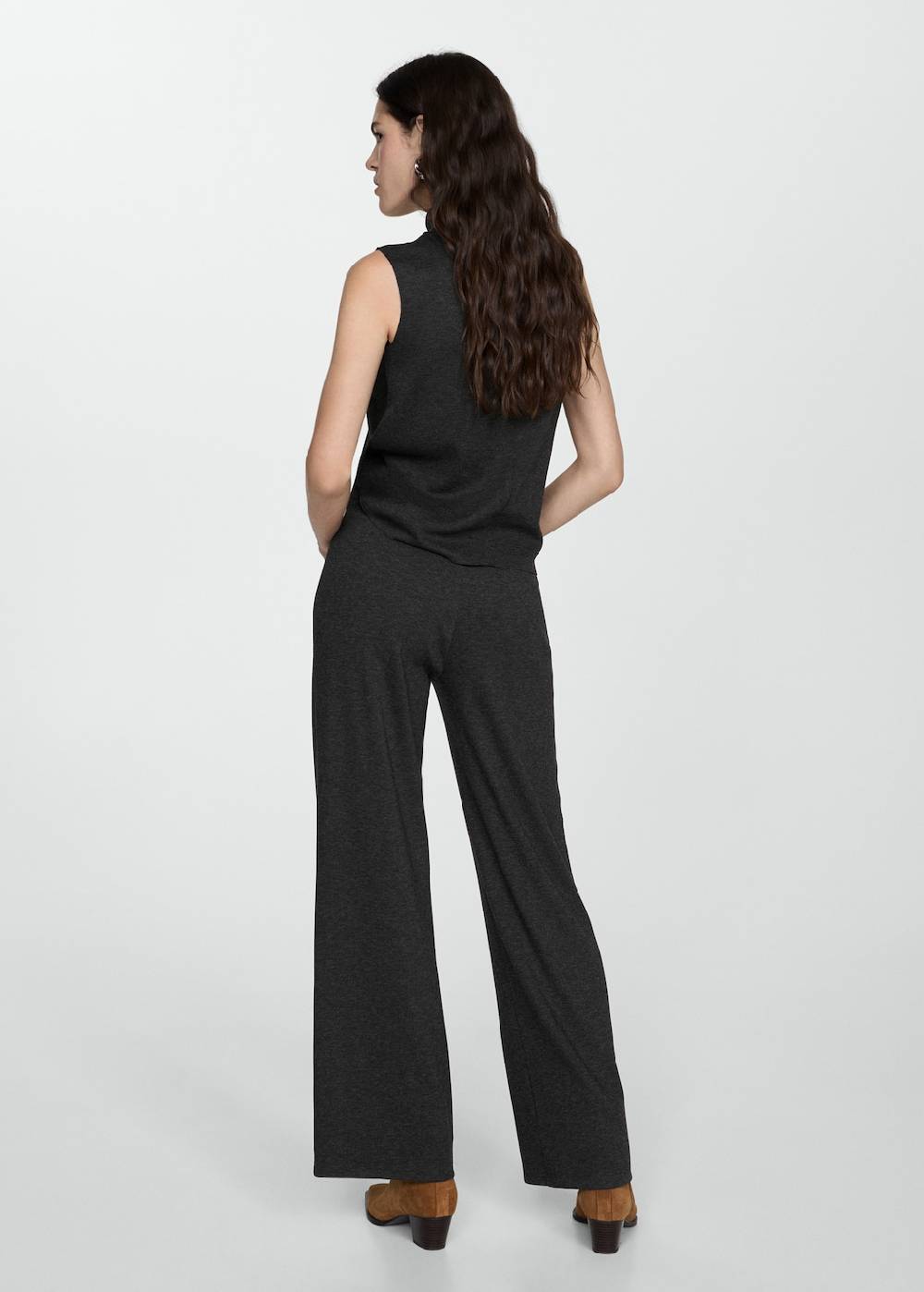 Mango Wideleg-Strickhose Kostenloser Versand