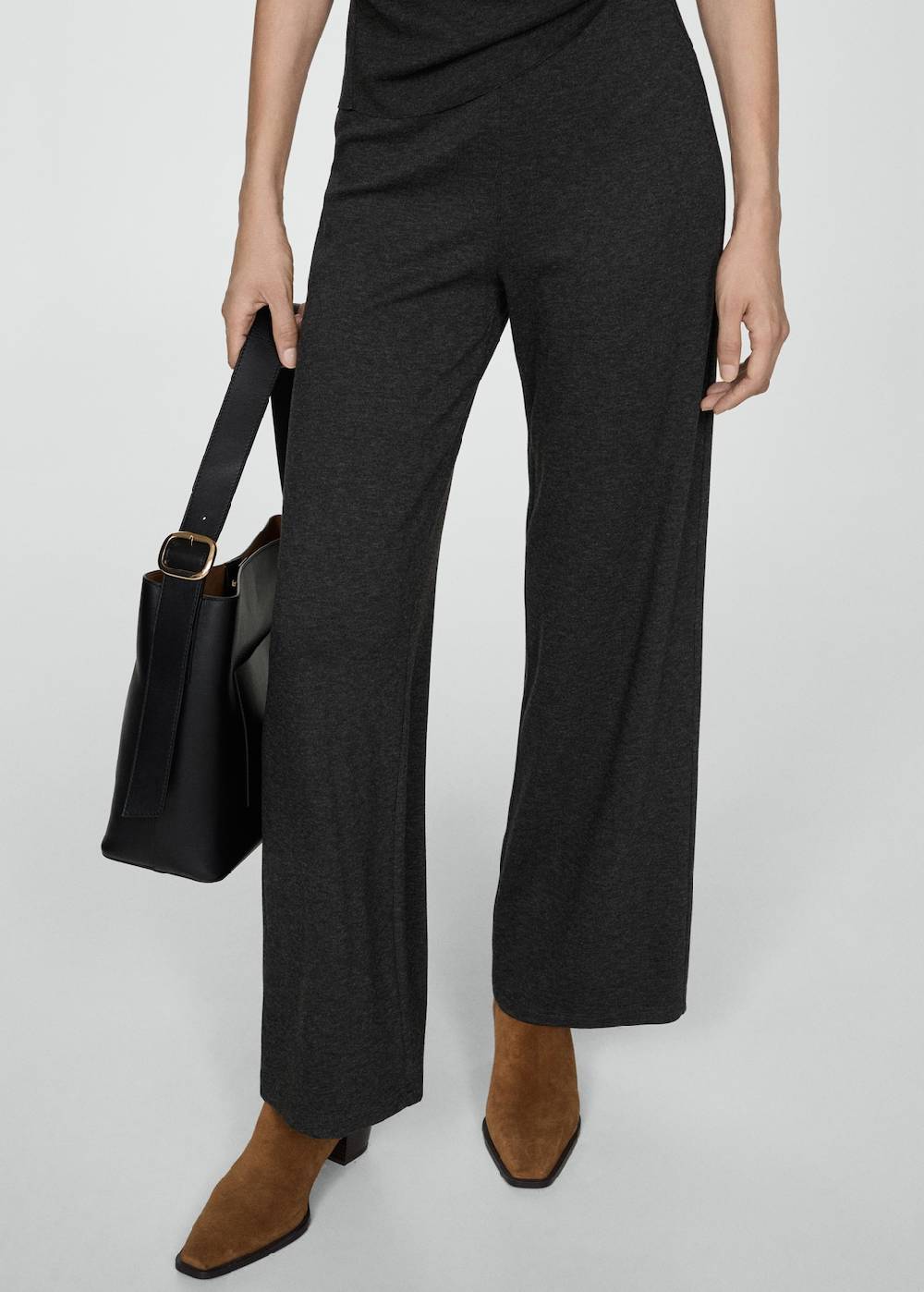Mango Wideleg-Strickhose Kostenloser Versand