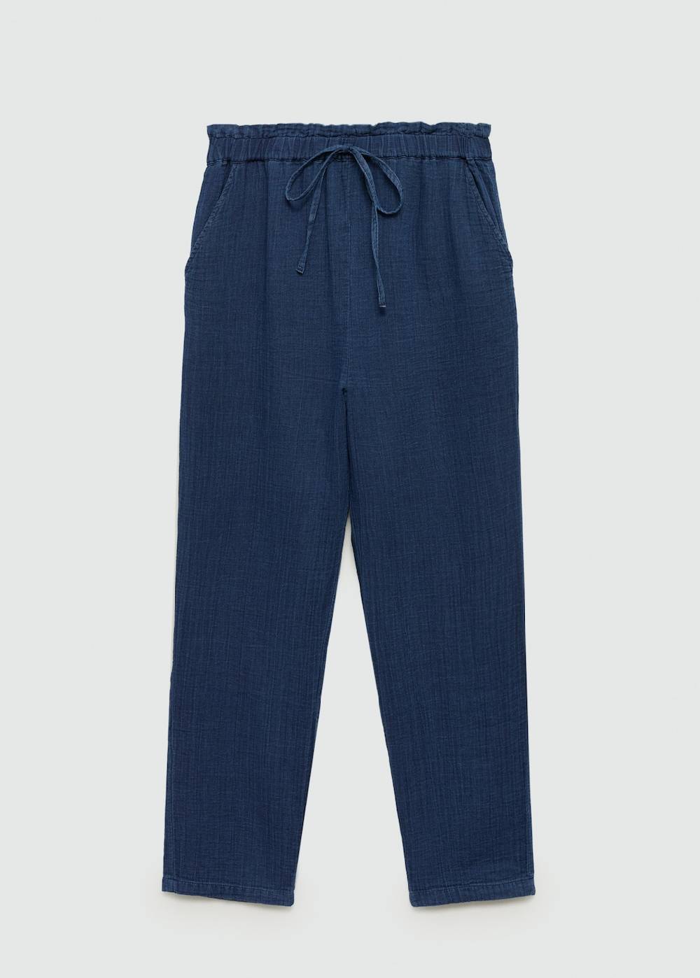 Mango Baumwollhose mit Gummibund Limitierter Zeitrabatt