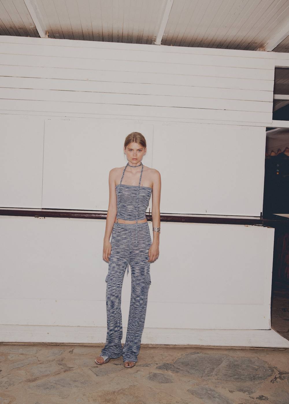 Mango Strickhose mit Cargo-Taschen Fabrikpreis