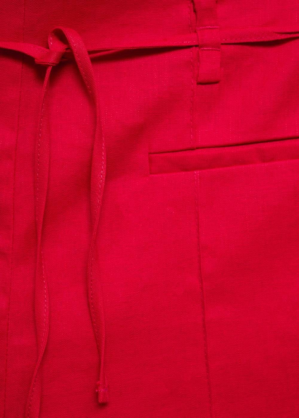 Mango Leinenshorts mit Schleife Saisonschlussverkauf