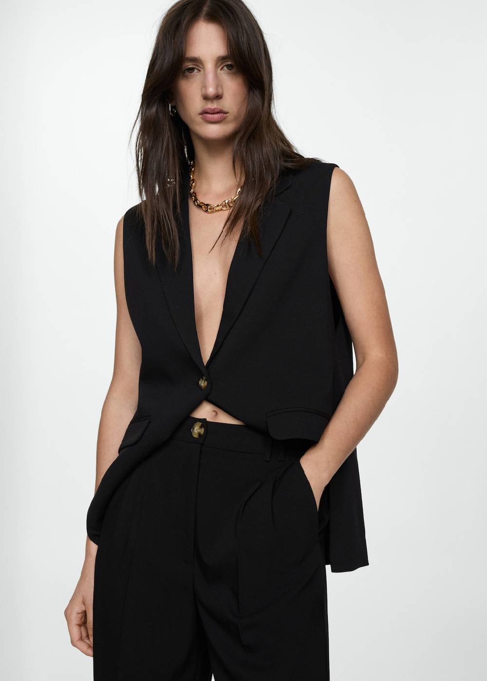 Mango Culotte mit Bundfalten Jubiläumsangebot