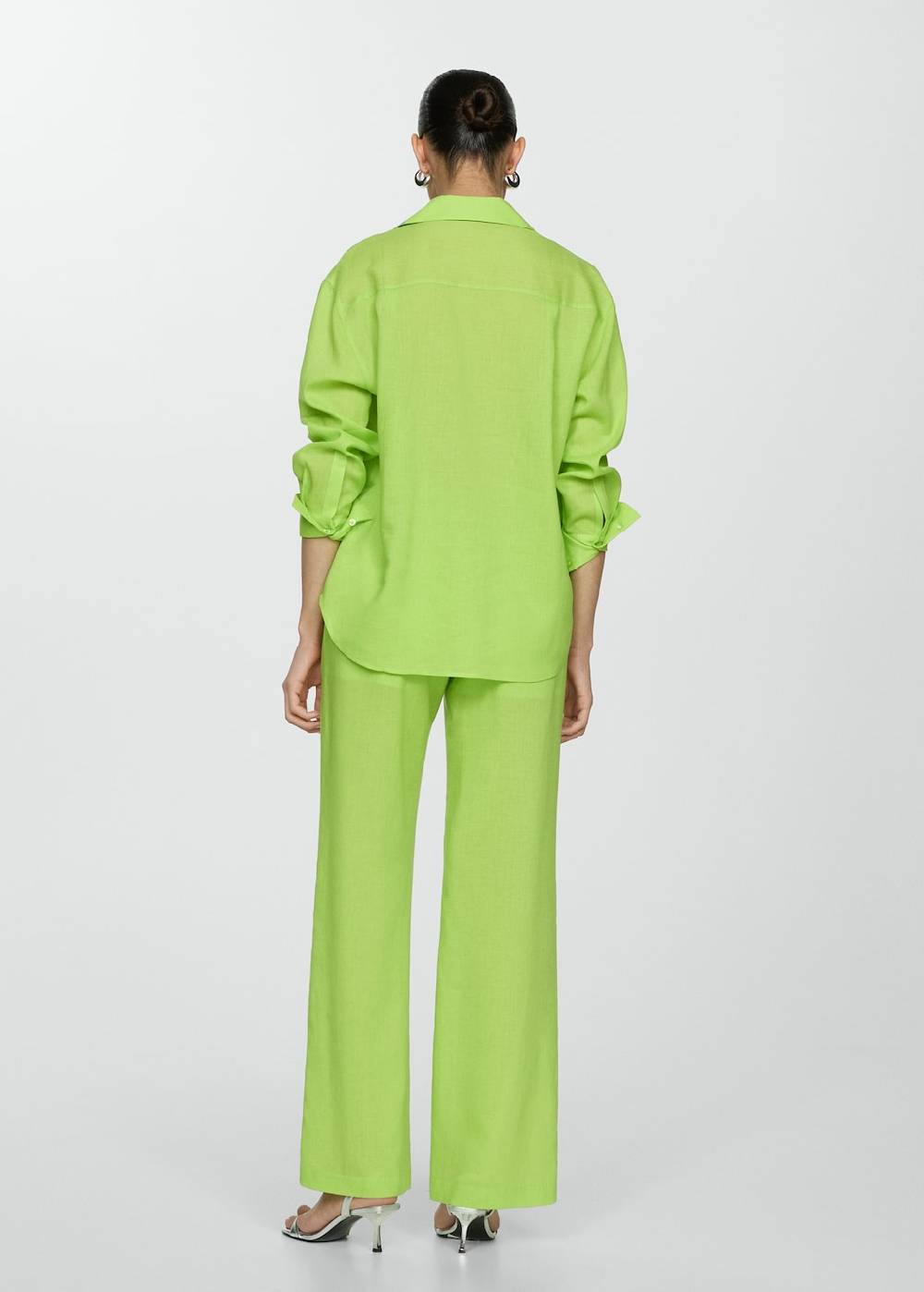 Mango Gerade Lyocell-Hose Top Angebot