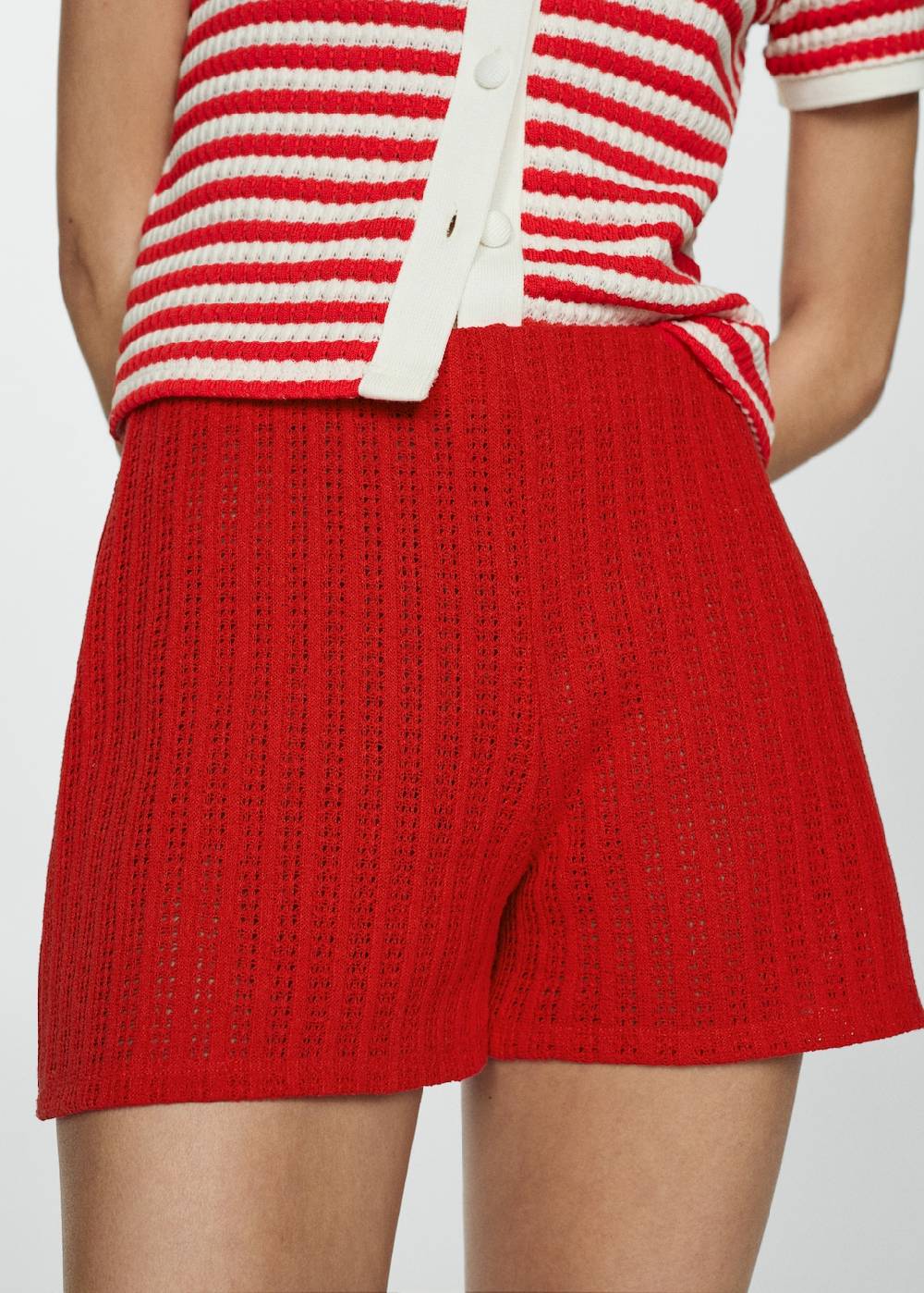 Mango Gerade Strickshorts Exklusive Angebote