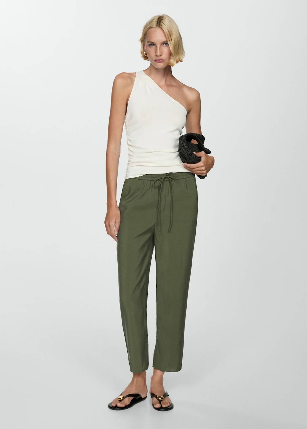 Mango Gerade Hose aus Modal Neuheiten