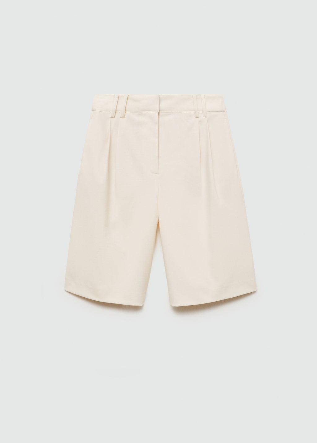 Mango Gerade Bermudashorts mit hohem Bund Kauf eins, bekomm eins gratis