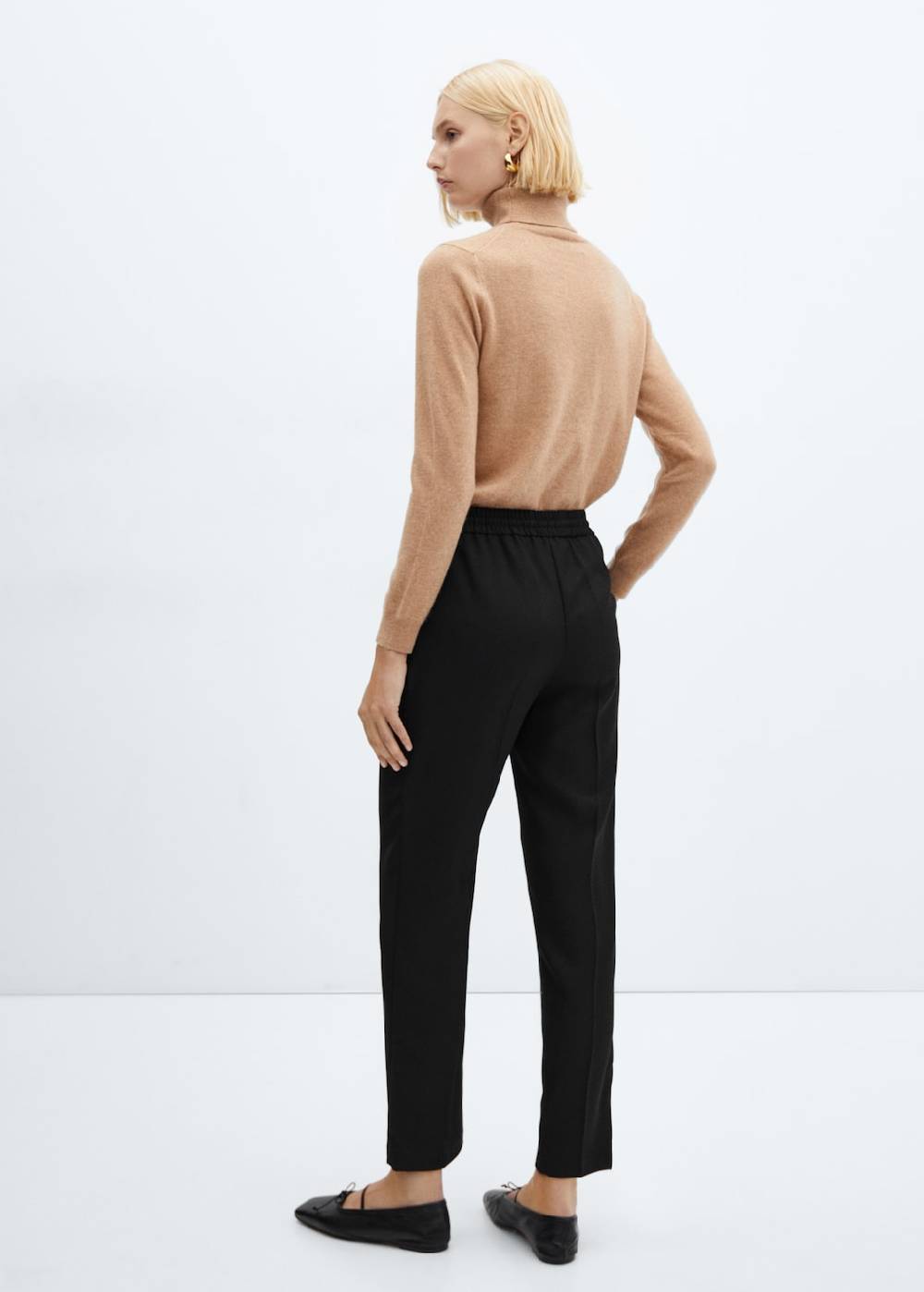 Mango Fließende Joggerpants Begrenzte Freigabe