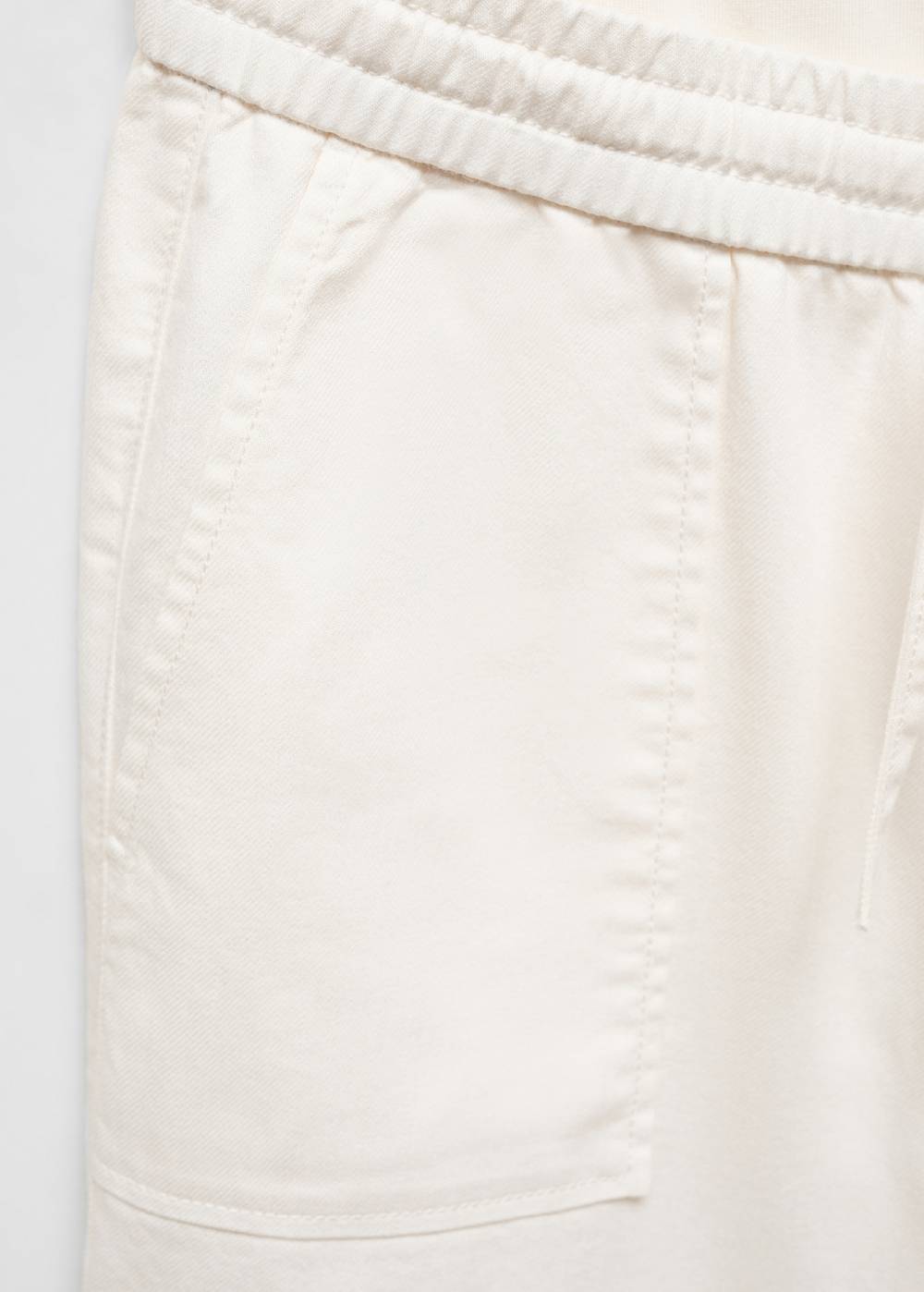 Mango Baumwollhose mit verstellbarer Kordel Letzter Tag