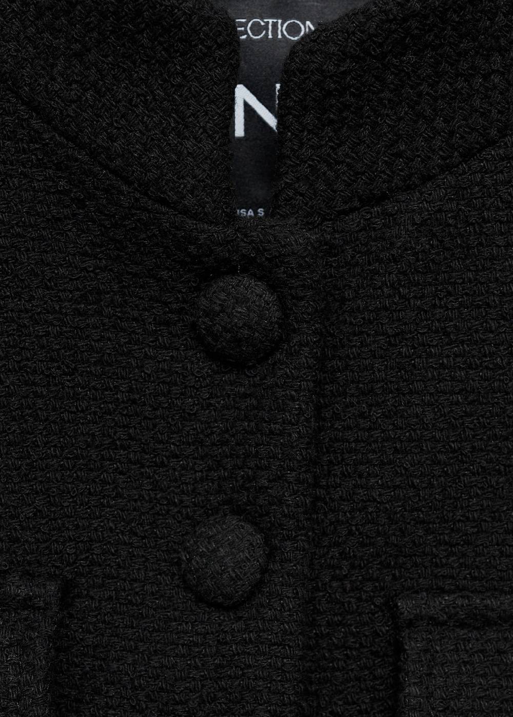 Mango Tweed-Jacke mit Taschen Nur für heute