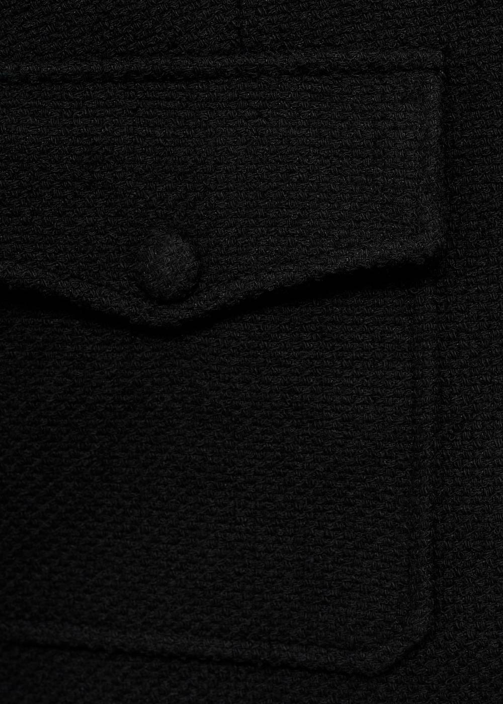 Mango Tweed-Jacke mit Taschen Sonderangebot der Fabrik