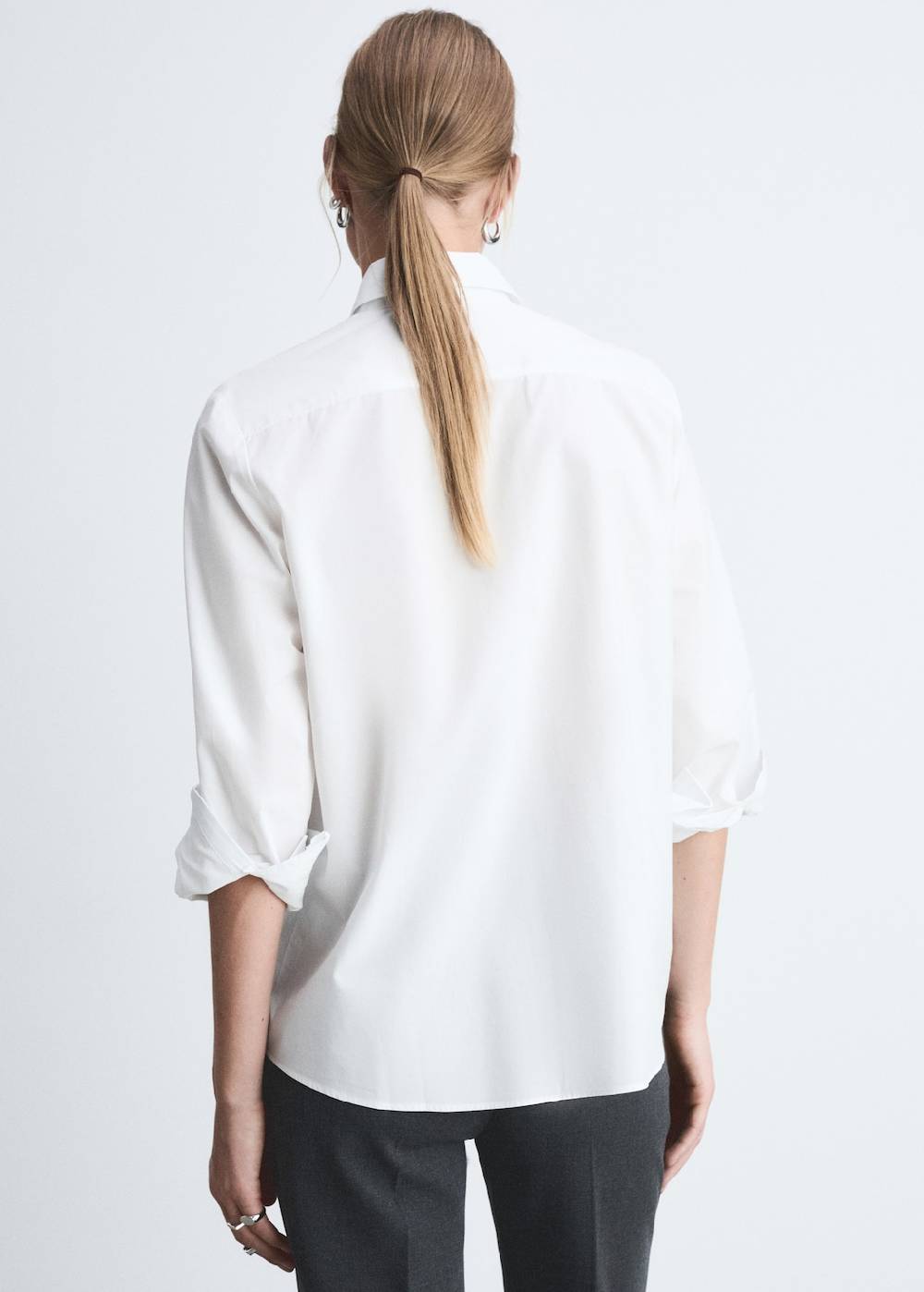 Mango Regular Fit-Hemd aus Baumwoll-Lycell-Gemisch Outlet