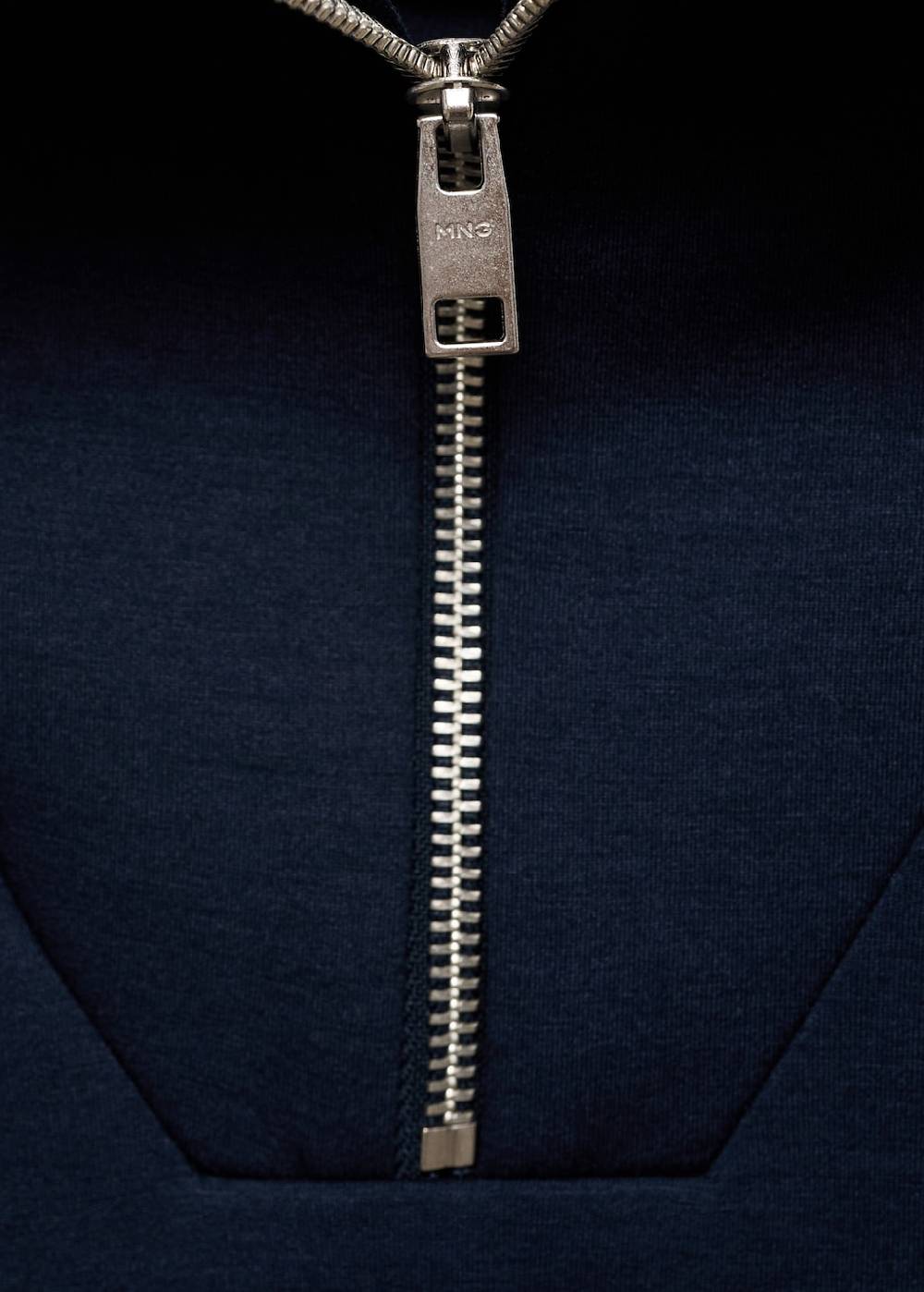 Mango Baumwoll-Sweatshirt mit Zip-Kragen Limitierter Zeitrabatt