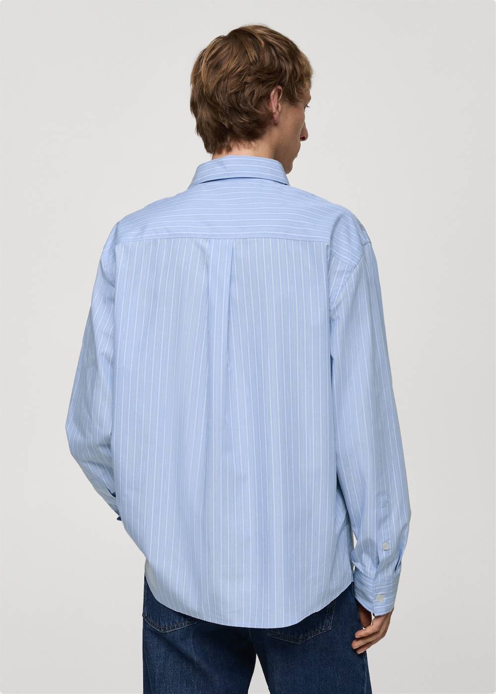 Mango Gestreiftes Hemd aus 100 % Baumwolle Fabrikpreis