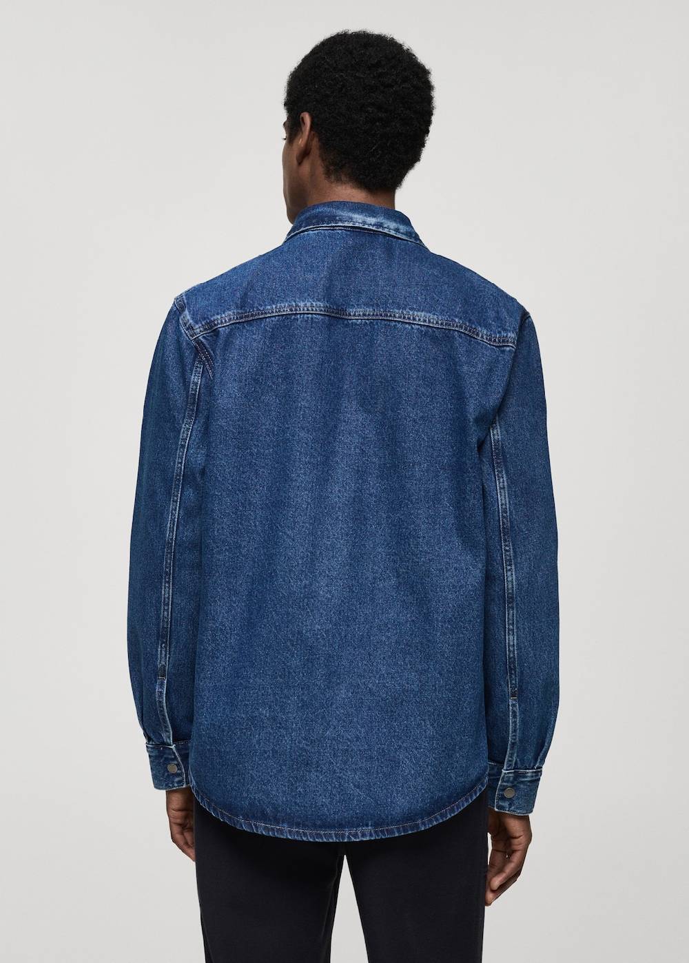Mango Jeans-Overshirt mit Tasche Flash Sale